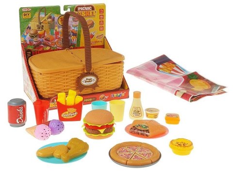 Artykuły kuchenne zestaw obiadowy w koszyku Adar (627048) Adar
