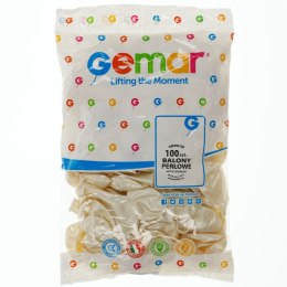 Balon gumowy perłowy metalizowany 100 szt perłowy 260mm 10cal Godan (gm90/28) Godan