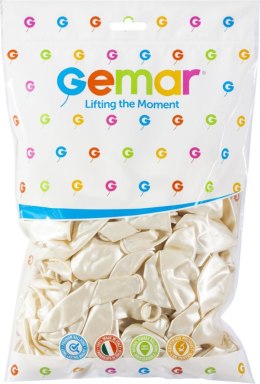 Balon gumowy perłowy metalizowany 100 szt perłowy 260mm 10cal Godan (gm90/28) Godan