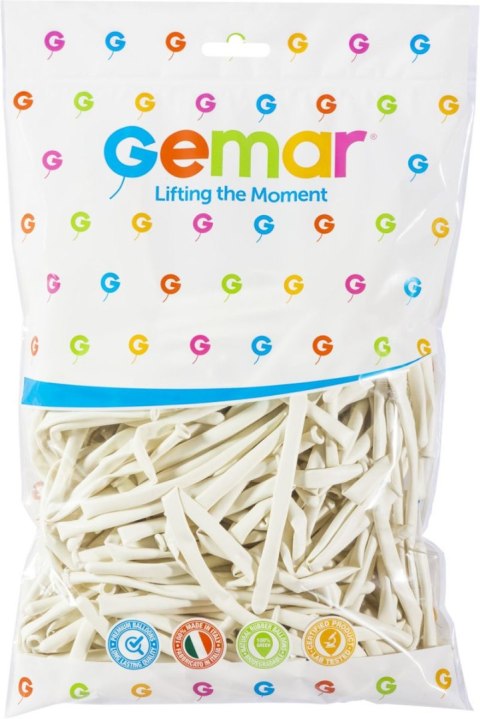 Balon gumowy rurki włoskie białe biały Godan (D4/01) Godan