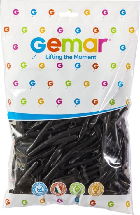 Balon gumowy rurki włoskie czarne czarny Godan (D4/14) Godan