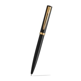 Ekskluzywny długopis Parker QuinkFlow Impression CT czarny wkład niebieski Mmm Waterman (22255013) Waterman