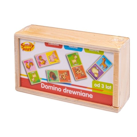 Gra logiczna domino drewniane Smily Play (SPW83591) Smily Play