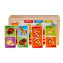 Gra logiczna domino drewniane Smily Play (SPW83591) Smily Play