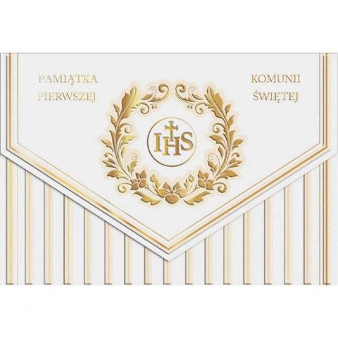 Kartka składana A5 A5 KOMUNIA PASKI Henry (5905701485871) Henry