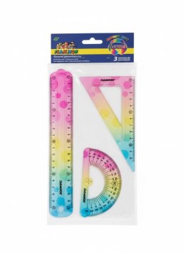 Komplet geometryczny 3 el. Flamingo (FLKR972278) Flamingo