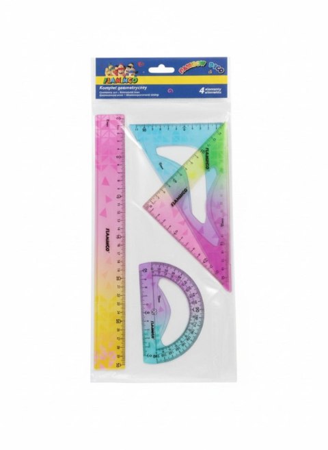 Komplet geometryczny 4 el. Flamingo (FLKR973390) Flamingo
