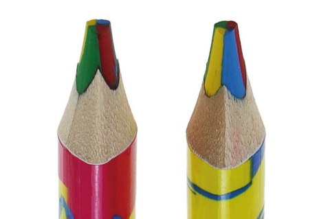 Kredki Jumbo Tęczowe 4kol Flamingo