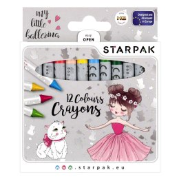 Kredki świecowe Balerina 12 kol. Starpak (490940) Starpak