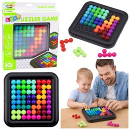 Układanka Łamigłówka Kolorowe Kuleczki Lean (30763) Lean