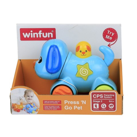 Zabawka edukacyjna Piesek naciśnij i jedź Smily Play (000733) Smily Play