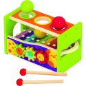 Zabawka edukacyjna Przybijanka drewniana z cymbałkami Smily Play (SPW83694) Smily Play