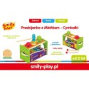 Zabawka edukacyjna Przybijanka drewniana z cymbałkami Smily Play (SPW83694) Smily Play
