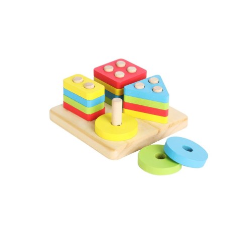 Zabawka edukacyjna drewniana inteligencja 4w1 Smily Play (AC7620 AN01) Smily Play