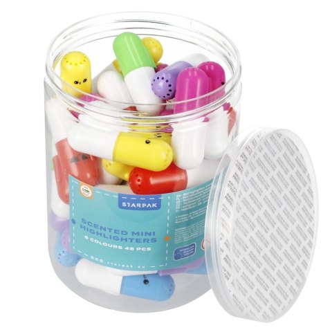 Zakreślacz mini zapachowy wkład mix Starpak (518458) Starpak