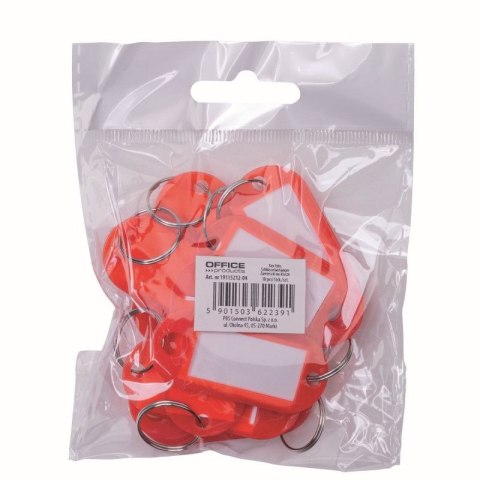 Zawieszka Na Klucze czerwone Office Products (19115212-04) Office Products