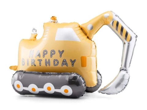 Balon foliowy stojący Koparka, mix, 49x76,5 cm Partydeco (FB237) Partydeco