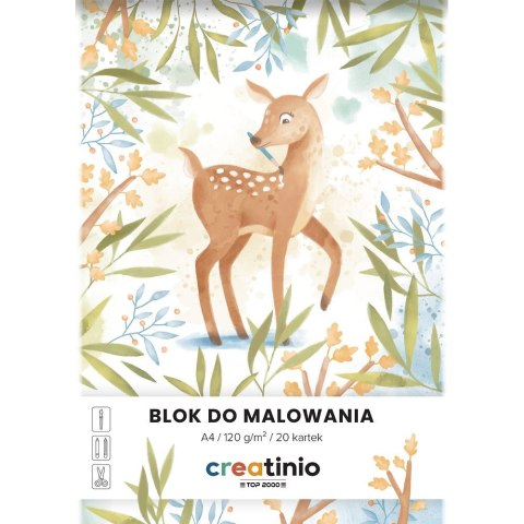 Blok rysunkowy A4 biały 120g 20k Top 2000 (400176686) Top 2000