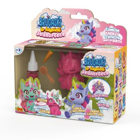 Figurka Brudaski do kąpieli jednorożec+błotko+5 akcesoriów Epee (EP60636) Epee