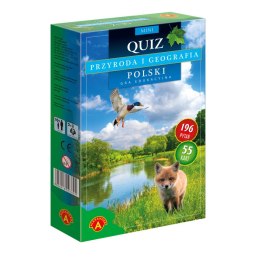 Gra planszowa QUIZ PRZYRODA I GEOGRAFIA POLSKI MINI Alexander (5906018005257) Alexander