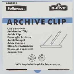 Klipsy do spinania dokumentów plastik 50 szt Fellowes (89500) Fellowes
