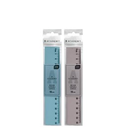 Linijka ACADEMY KOLOROWA 15cm Interdruk Interdruk