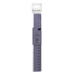 Linijka ACADEMY KOLOROWA 20cm Interdruk