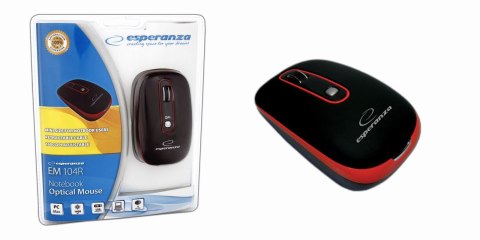 Mysz Sirius czerwony Esperanza (EM102R) Esperanza