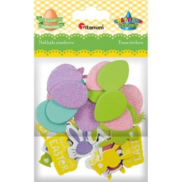 Naklejka (nalepka) Craft-Fun Series piankowe króliczki i kurczaczki Titanum (ES107) Titanum