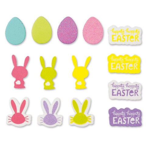 Naklejka (nalepka) Craft-Fun Series piankowe króliczki i kurczaczki Titanum (ES107) Titanum