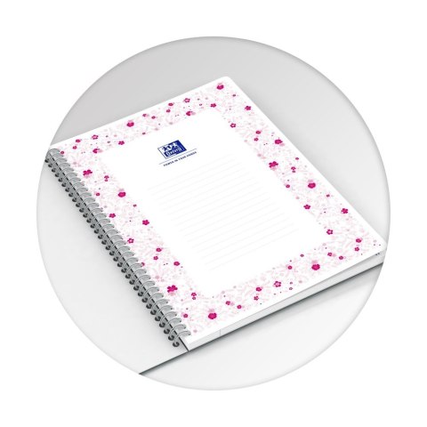 Notes (notatnik) A5 Floral 60k. linia [mm:] 158x210 Oxford (400094953) Oxford