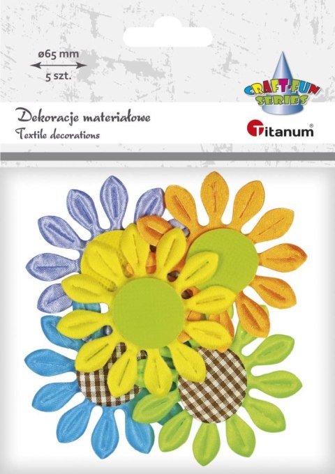 Ozdoba materiałowa Craft-Fun Series kwiaty Titanum (BY236) Titanum