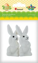 Ozdoba wielkanocna Craft-Fun Series królik plastikowy Titanum (2324003) Titanum