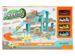 Parking samochodowy dwupoziomowy, 4 auta, 91 części Adar (554801) Adar