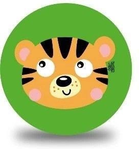 Piłka miękka gumowa tygrysek Artyk (133626) Artyk
