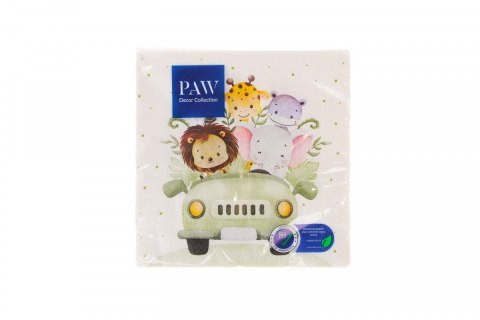 Serwetki Lunch mix papier [mm:] 330x330 Paw (SDL153900) Paw