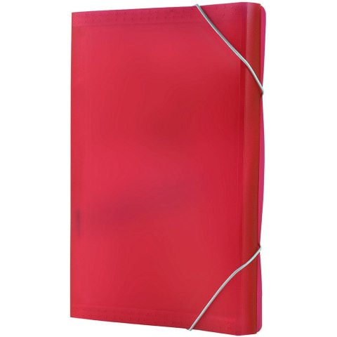 Teczka z przegródkami harmonijkowa A4 kolor: czerwony 13 przegródek Tetis (BT621-C) Tetis