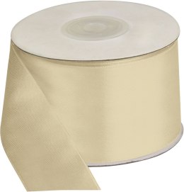 Wstążka Craft-Fun Series satynowa 50x25 [mm x m] KREMOWY JASNY Titanum (TS50-079) Titanum