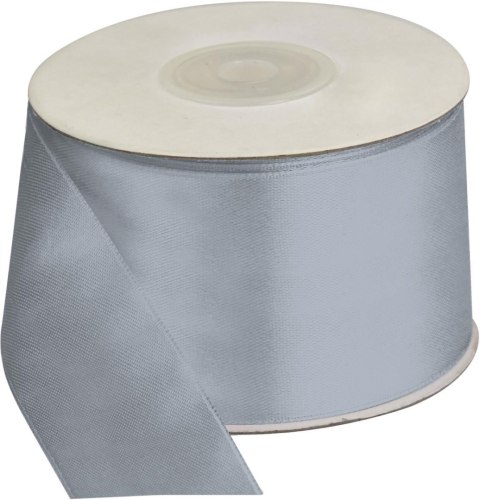 Wstążka Craft-Fun Series satynowa 50x25 [mm x m] srebrny Titanum (50MM/25M 018) Titanum