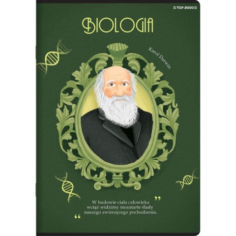 Zeszyt A5 biologia mix 60k. 70g krata Top 2000 (400168958) Top 2000
