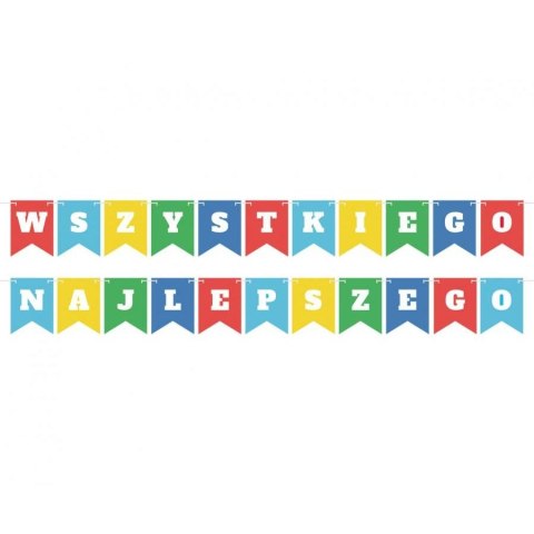 Girlanda Wszystkiego najlepszego, 400cm Godan (PF-BWNK) Godan