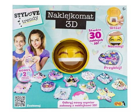 Zestaw kreatywny dla dzieci Naklejkomat 3D Epee (EP60175) Epee