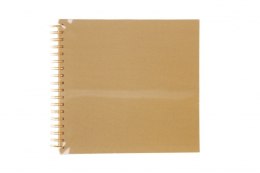 Album tradycyjny do zdobienia BEŻOWY - faktura płótna, 245x230mm Galeria Papieru (256032)