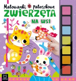 Kolorowanka Malowanki paluszkowe. Zwierzęta na wsi (4306)