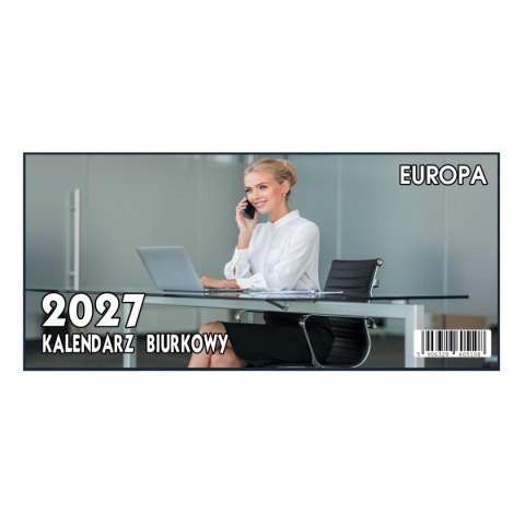 Kalendarz biurkowy EUROPA biurkowy leżący 135mm x 270mm Beskidy