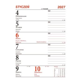 Kalendarz biurkowy MINI-MERKURIER biurkowy 120mm x 165mm Beskidy (B9)