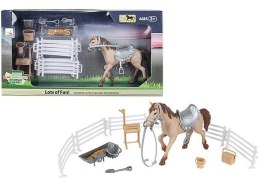 Figurka zestaw koń z zagrodą Adar (586079)