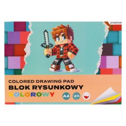 Blok rysunkowy A4 mix 20k Starpak (587746)