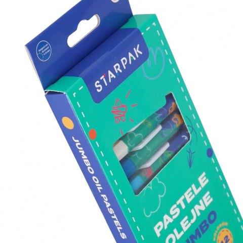 Pastele olejne Jumbo 12 kol. Starpak (583608)